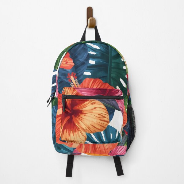 Item preview, Vibrant Tropical Hibiscus Floral Seamless Pattern designed and sold by Luna-Flow.