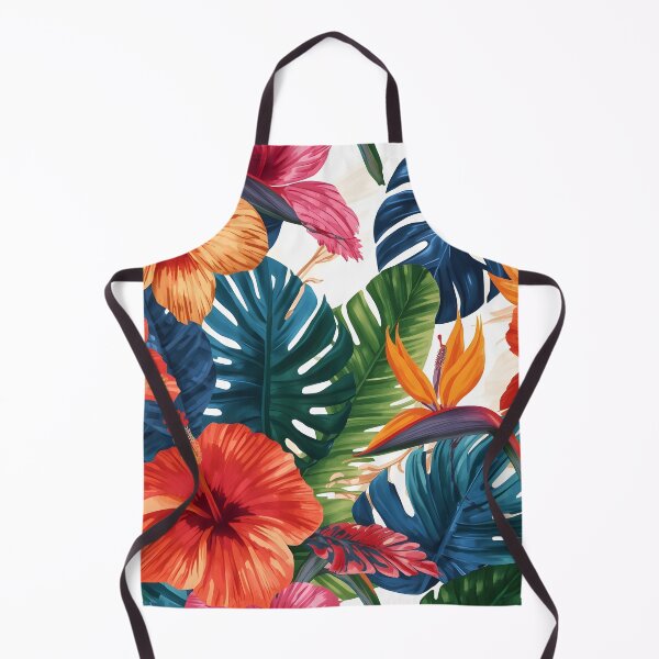 Item preview, Vibrant Tropical Hibiscus Floral Seamless Pattern designed and sold by Luna-Flow.