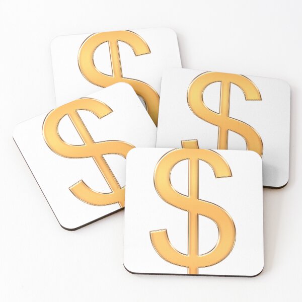 Item preview, Golden US Dollar Sign Symbol designed and sold by DailyDoodlesBySumbul.