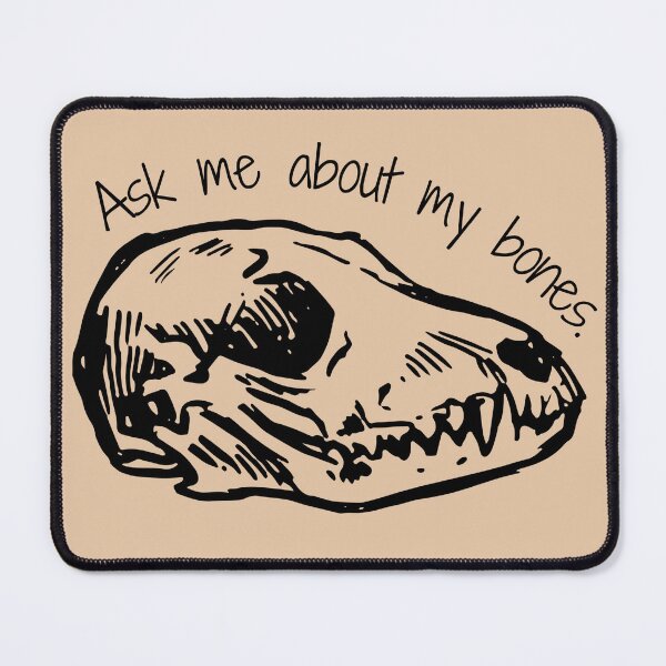 Item preview, Ask Me About My Bones Skull Design designed and sold by Vileprint.