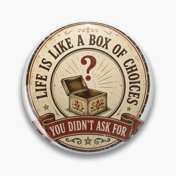 Item preview, Life Is Like A Box Of Choices You Didn't Ask For — Funny 90s Parody Shirt designed and sold by CerealBoxInk.