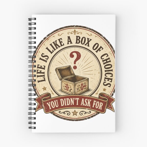 Item preview, Life Is Like A Box Of Choices You Didn't Ask For — Funny 90s Parody Shirt designed and sold by CerealBoxInk.