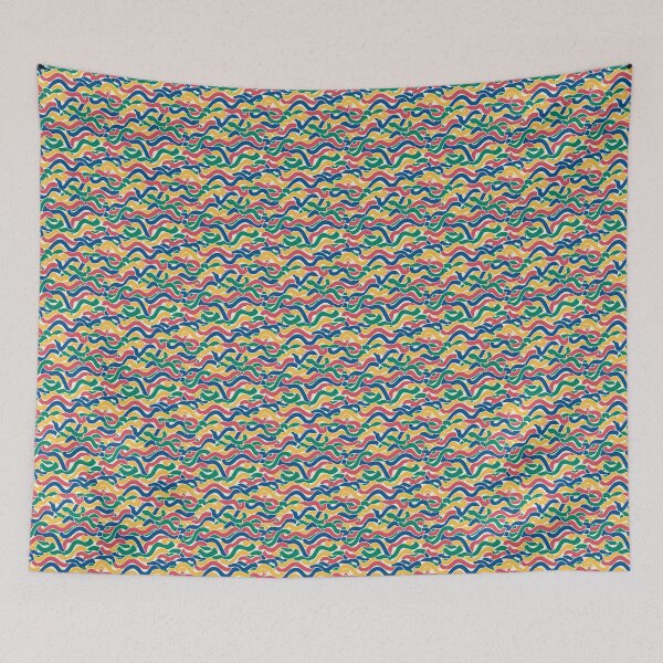 Item preview, Retro Wave Abstract Seamless Pattern designed and sold by Clockwork and Bloom.