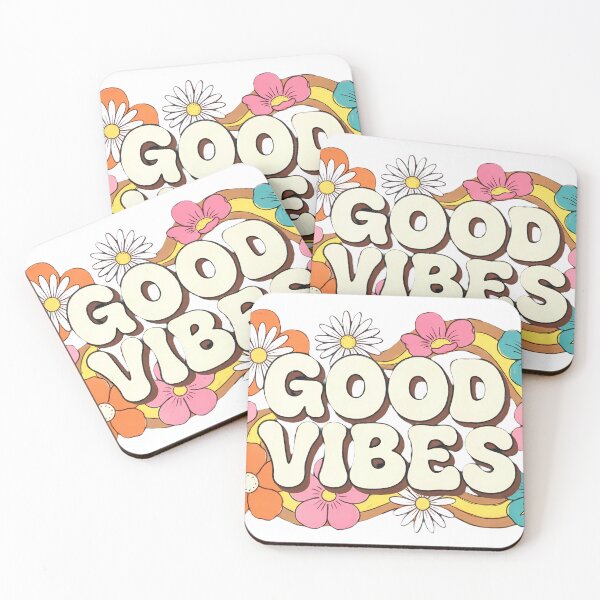 Item preview, Good Vibes Retro Flowers - 70s Groovy Floral Design Vintage Aesthetic designed and sold by SupernovaNote.