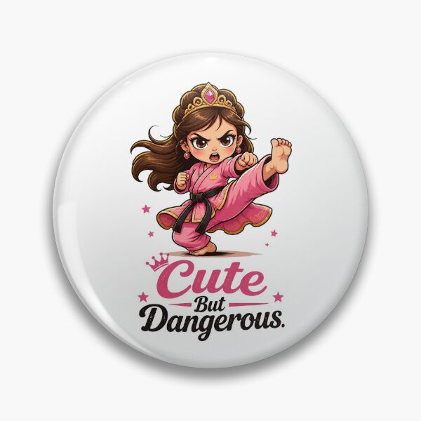 Item preview, "Cute But Dangerous" Princess Karate Girl  designed and sold by MusesWhispers.
