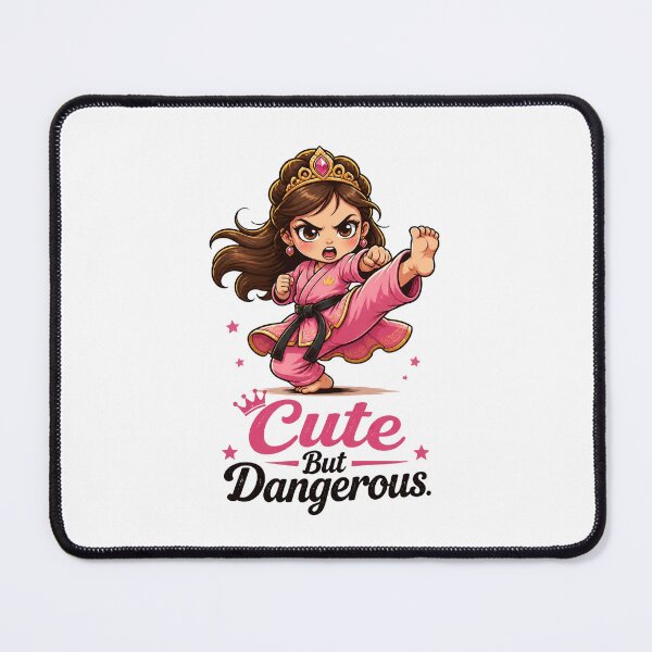 Item preview, "Cute But Dangerous" Princess Karate Girl  designed and sold by MusesWhispers.