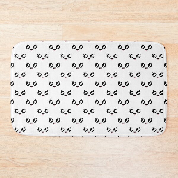 Item preview, Sweet kawaii smiling happy face pattern designed and sold by BlushyPrint.