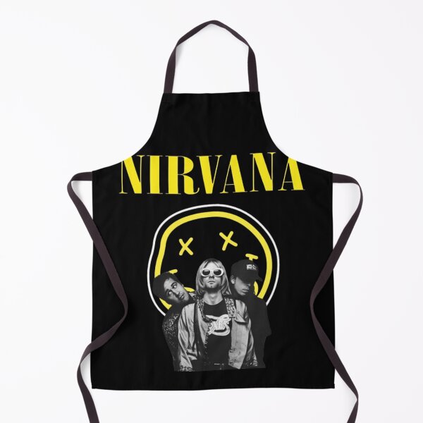 Item preview, Nirvana Band Grunge Retro Yellow and Black designed and sold by zigzagalo.