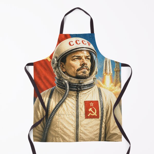 Artikelvorschau, Lenin im Raumanzug – Reaktionskunst | Lustige Kosmonauten-Parodie – Wanddeko & Bekleidung entworfen und verkauft von Awful Whiff Art Co.