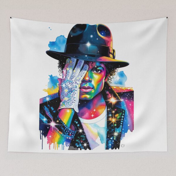 Item preview, Colorful Pop Legend Neon Portrait Art Print designed and sold by ExploreAura Studio.