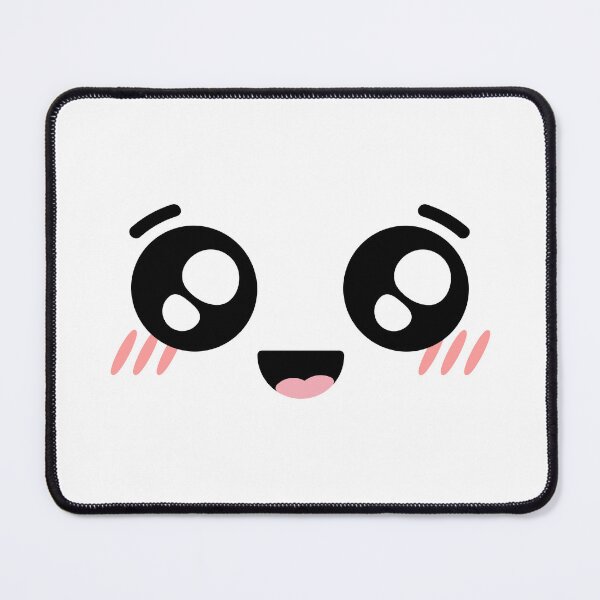 Item preview, Sweet kawaii smiling happy blushing face designed and sold by BlushyPrint.