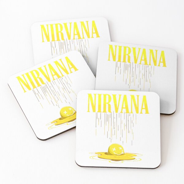 Item preview, Nirvana Band Grunge Retro Yellow and Black designed and sold by zigzagalo.