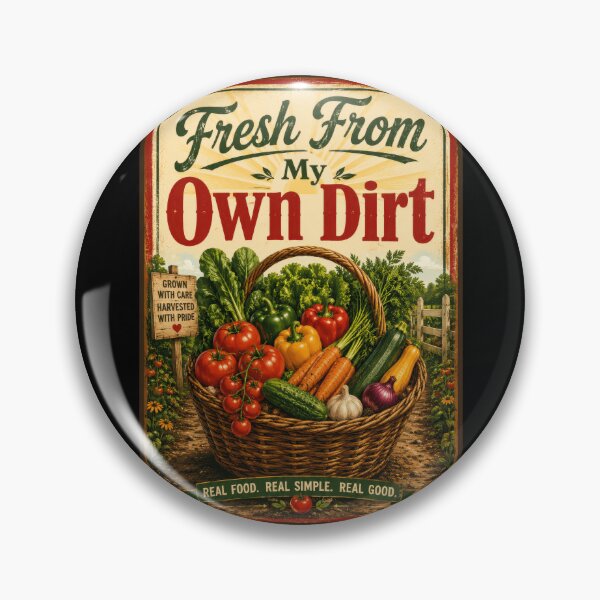 Item preview, Fresh From My Own Dirt Garden Poster  designed and sold by Sketchlegacy.