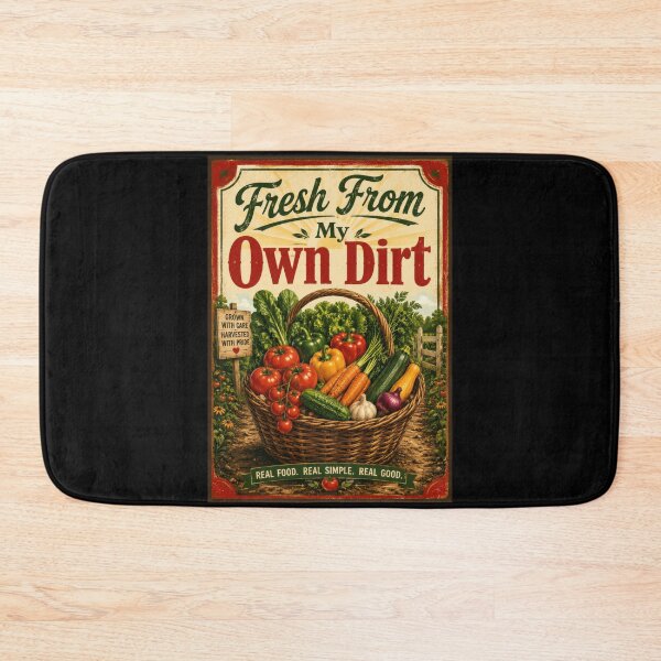 Item preview, Fresh From My Own Dirt Garden Poster  designed and sold by Sketchlegacy.