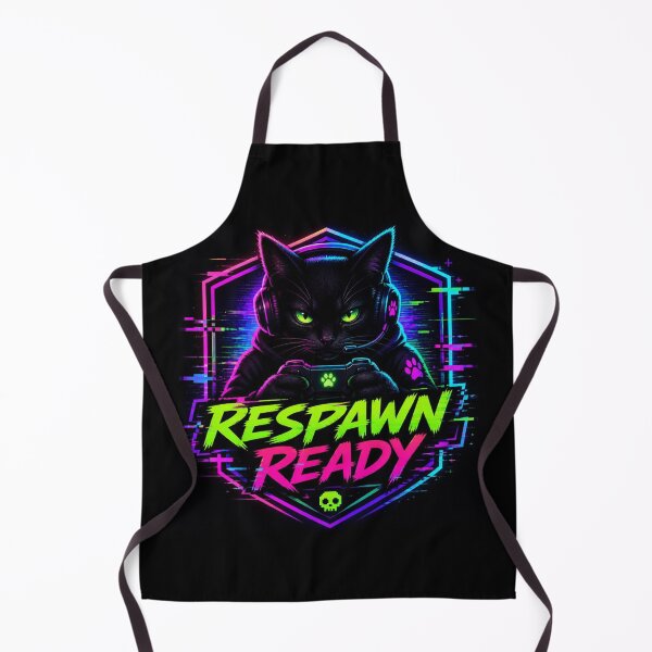 Item preview, Respawn Ready Gamer Cat Sticker designed and sold by Stylestickers55.