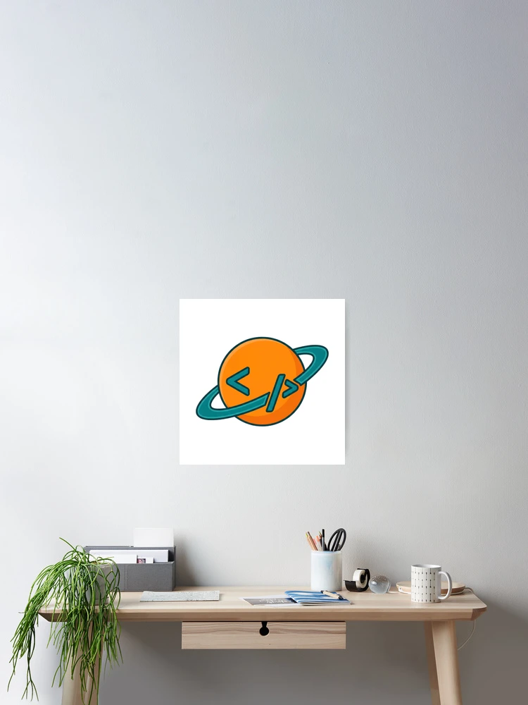 Thumbnail 2 of 3, Poster, Saturn Tag designed and sold by CosmicCode.