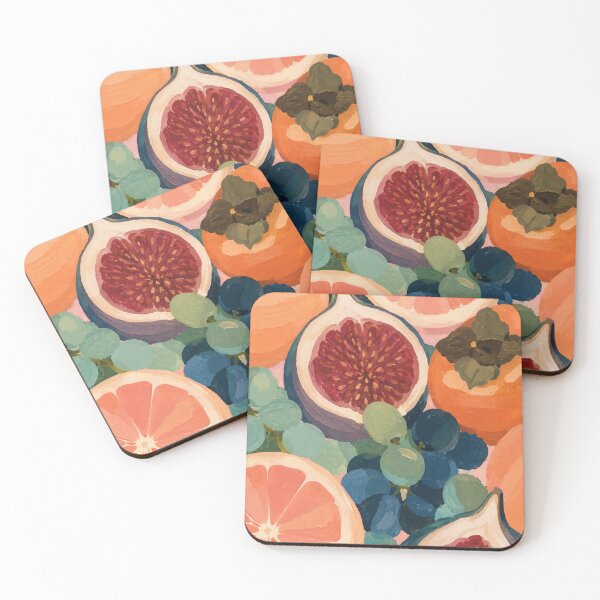 Item preview, Mediterranean Autumn Fruit Still Life Kitchen Decor designed and sold by bosamji.