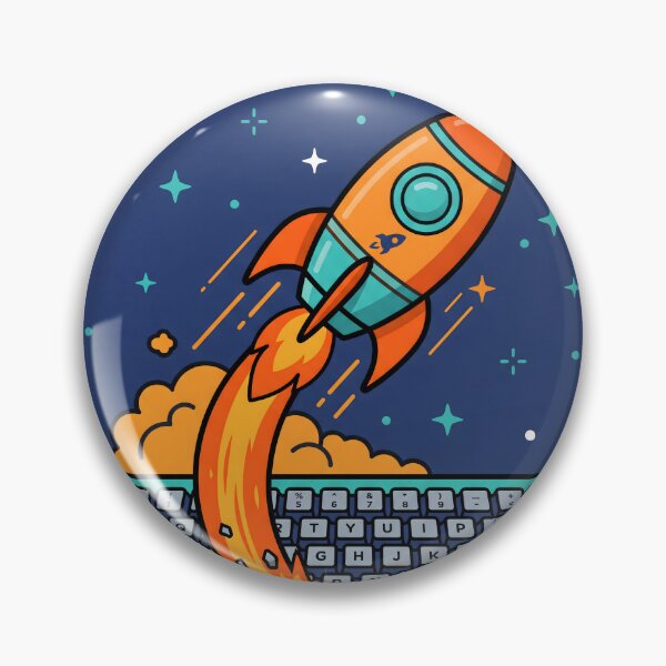 Item preview, Code rocket ready for launch  designed and sold by CosmicCode.