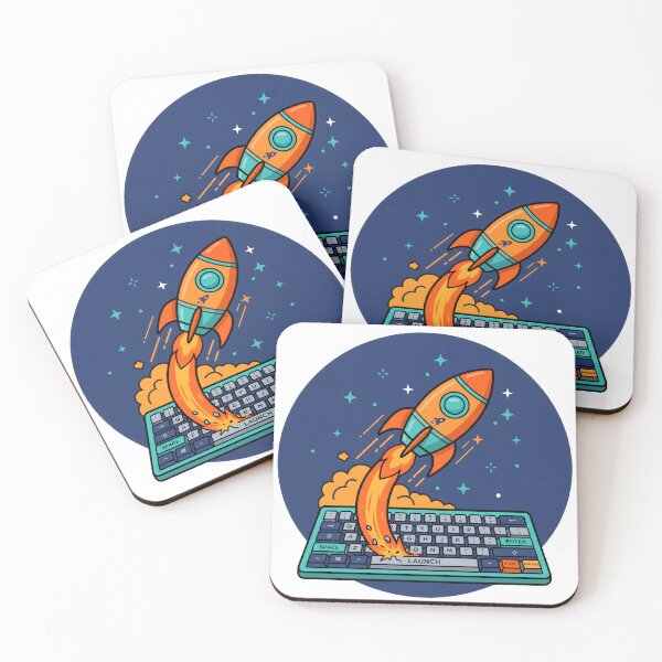 Item preview, Code rocket ready for launch  designed and sold by CosmicCode.