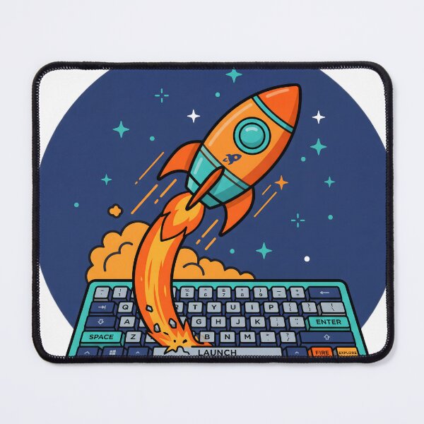 Item preview, Code rocket ready for launch  designed and sold by CosmicCode.