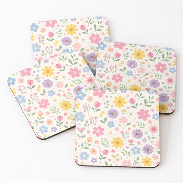 Item preview, Cute Pastel Floral Meadow Pattern designed and sold by 0606PM.