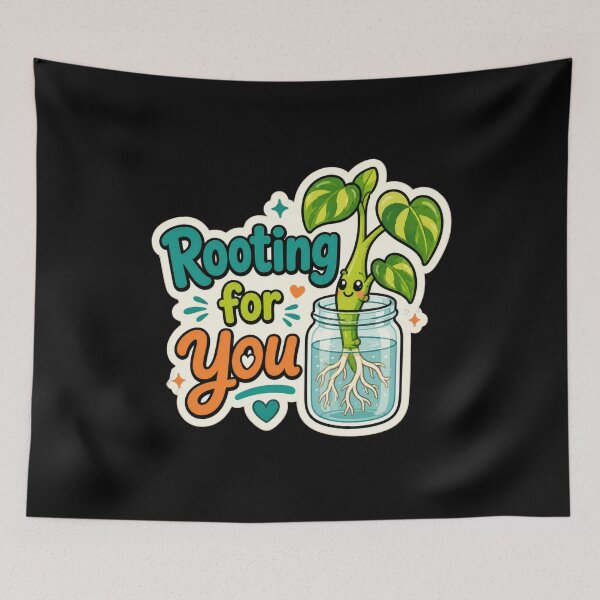 Item preview, Rooting for You Plant Propagation Sticker  designed and sold by Sketchlegacy.