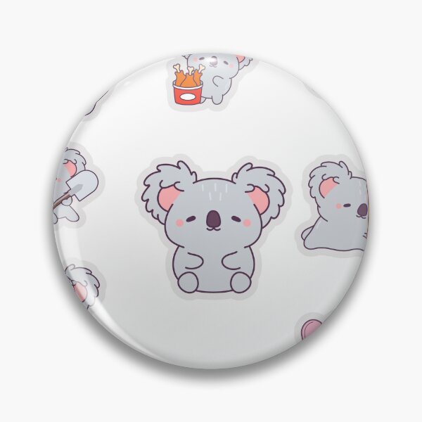 Item preview, Adorable Kawaii Koala Foodie Stickers designed and sold by KAWAII STUDIO NB.