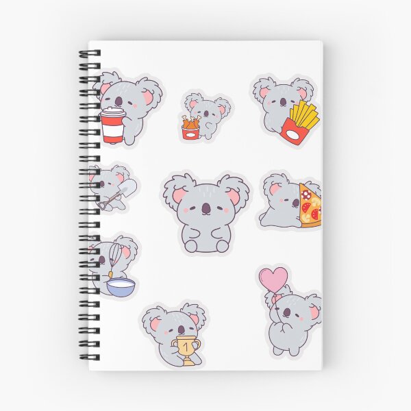 Item preview, Adorable Kawaii Koala Foodie Stickers designed and sold by KAWAII STUDIO NB.