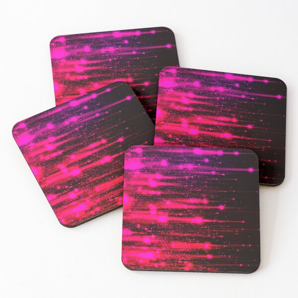Item preview, Neon Pink Cosmic Light Trails – Abstract Futuristic Energy Art designed and sold by Exodoi.