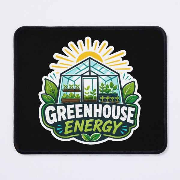 Item preview, Greenhouse Energy Plant Lover Sticker  designed and sold by Sketchlegacy.