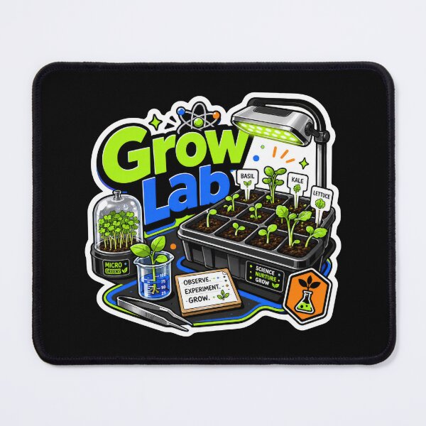 Item preview, Grow Lab Seed Starting Garden Sticker designed and sold by Sketchlegacy.