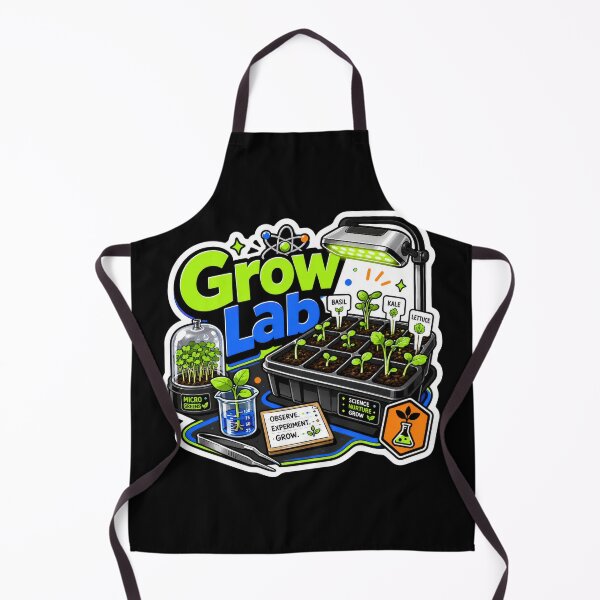 Item preview, Grow Lab Seed Starting Garden Sticker  designed and sold by Sketchlegacy.