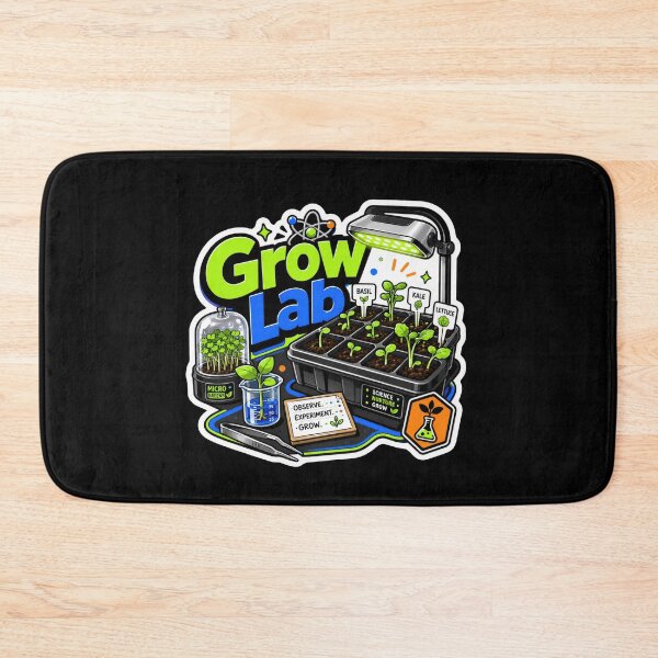 Item preview, Grow Lab Seed Starting Garden Sticker  designed and sold by Sketchlegacy.