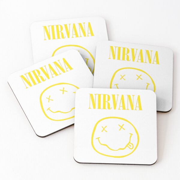 Item preview, Nirvana Band Grunge Retro Yellow and Black designed and sold by zigzagalo.