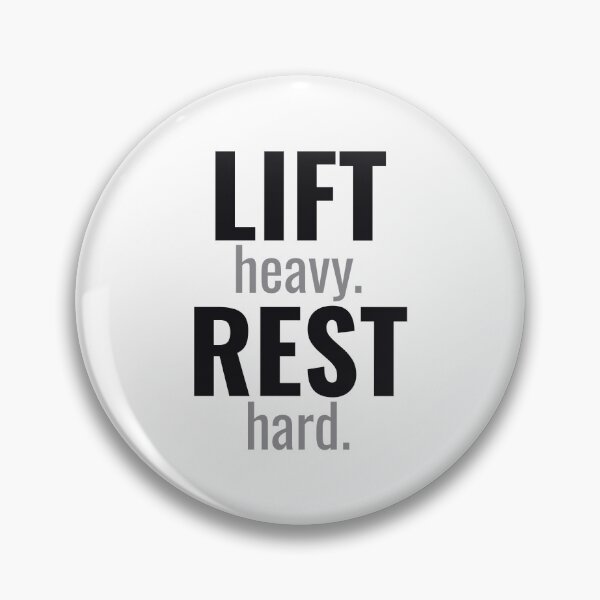 Item preview, Lift Heavy Rest Hard Gym Sticker | Weightlifting Aesthetic designed and sold by CaptainDude.