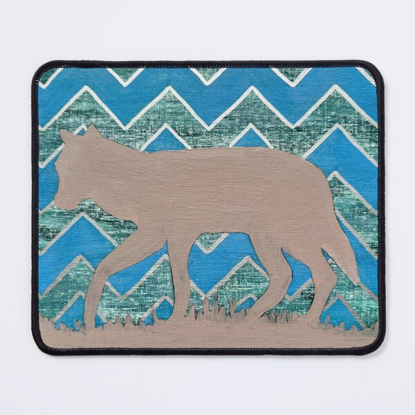 Item preview, Wolf with abstract background  designed and sold by LMT-art.
