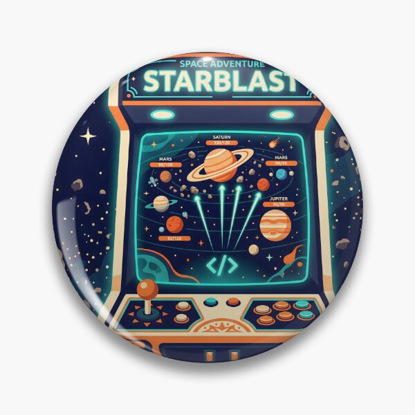 Item preview, Galactic Arcade - Space Code Game Art Vol. 2 designed and sold by CosmicCode.