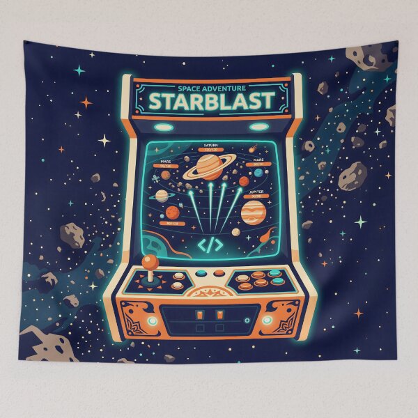Item preview, Galactic Arcade - Space Code Game Art Vol. 2 designed and sold by CosmicCode.