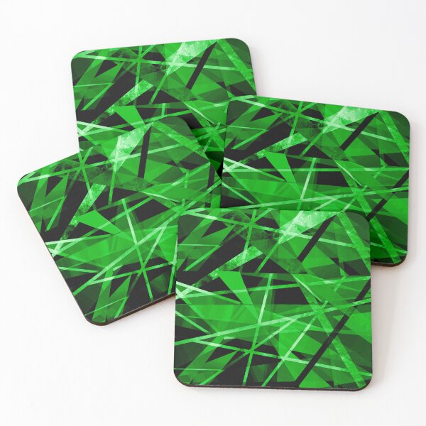 Item preview, Geometric Green Abstraction designed and sold by Andrew  Hitchen.