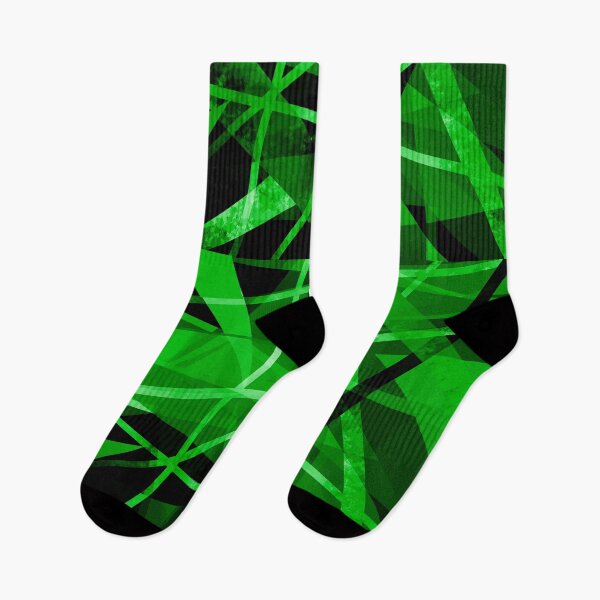 Item preview, Geometric Green Abstraction designed and sold by Andrew  Hitchen.