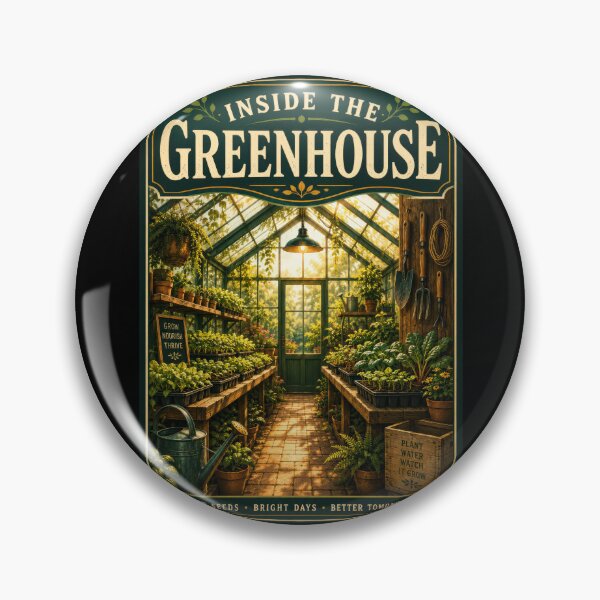 Item preview, Inside the Greenhouse Plant Nursery Poster designed and sold by Sketchlegacy.