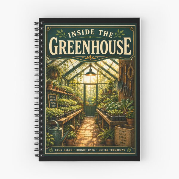 Item preview, Inside the Greenhouse Plant Nursery Poster designed and sold by Sketchlegacy.
