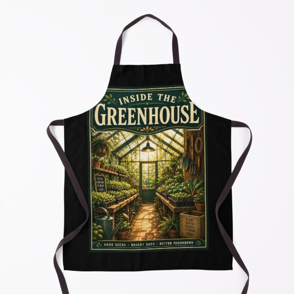 Item preview, Inside the Greenhouse Plant Nursery Poster designed and sold by Sketchlegacy.