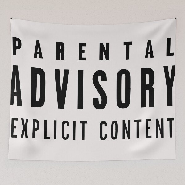 Item preview, Parental Advisory Explicit Content – Hip Hop Streetwear Graphic designed and sold by RKKACMB.