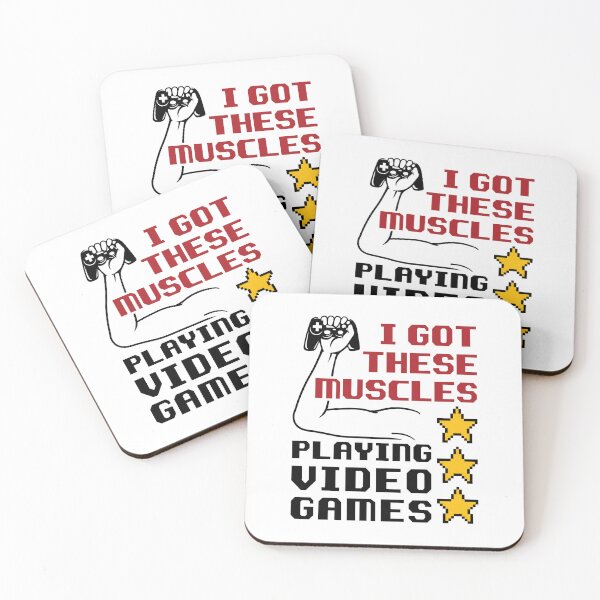 Item preview, Funny Gamer Gaming I Got These Muscles Playing Video Games designed and sold by jaygo.