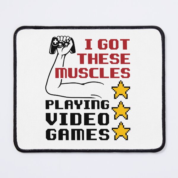 Item preview, Funny Gamer Gaming I Got These Muscles Playing Video Games designed and sold by jaygo.
