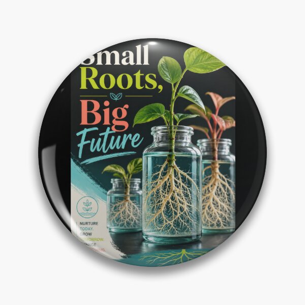 Item preview, Small Roots Big Future Plant Propagation Poster  designed and sold by Sketchlegacy.