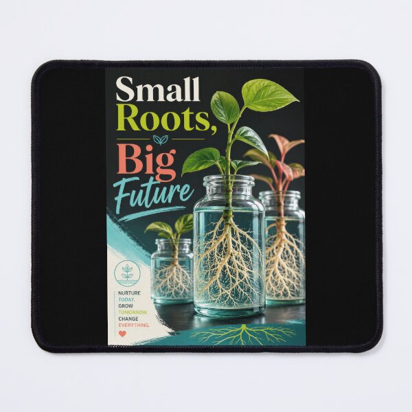 Item preview, Small Roots Big Future Plant Propagation Poster designed and sold by Sketchlegacy.