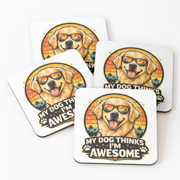 Item preview, My Dog Thinks I'm Awesome Funny Dog Mom Shirt designed and sold by Bismillah-Najah.