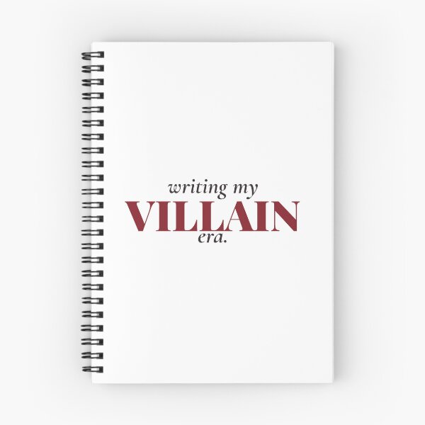 Item preview, Writing My Villain Era Sticker | Dark Academia BookTok Quote designed and sold by CaptainDude.